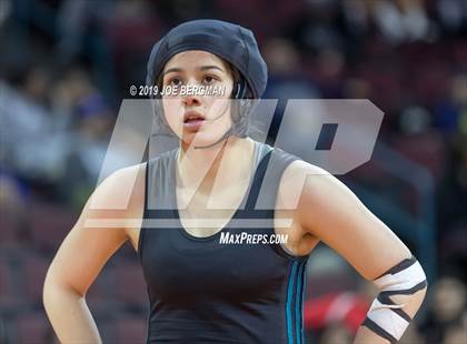 Thumbnail 1 in CIF State Girls Wrestling Championships (Championship Round 1) photogallery.