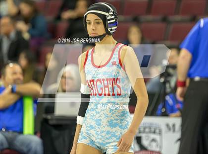 Thumbnail 2 in CIF State Girls Wrestling Championships (Championship Round 1) photogallery.