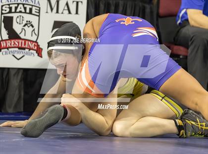 Thumbnail 2 in CIF State Girls Wrestling Championships (Championship Round 1) photogallery.