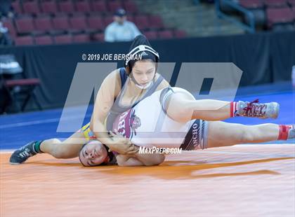 Thumbnail 2 in CIF State Girls Wrestling Championships (Championship Round 1) photogallery.