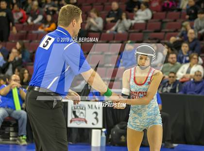 Thumbnail 1 in CIF State Girls Wrestling Championships (Championship Round 1) photogallery.