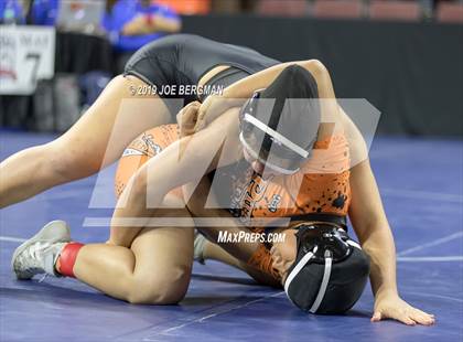 Thumbnail 3 in CIF State Girls Wrestling Championships (Championship Round 1) photogallery.