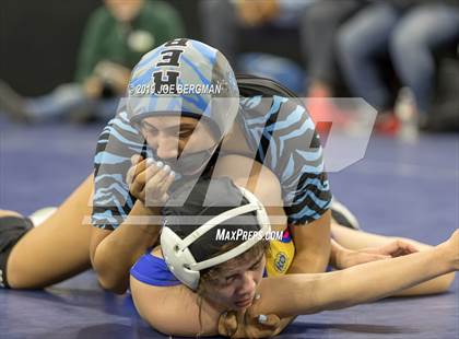 Thumbnail 1 in CIF State Girls Wrestling Championships (Championship Round 1) photogallery.
