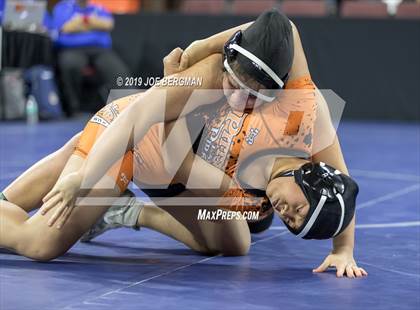 Thumbnail 1 in CIF State Girls Wrestling Championships (Championship Round 1) photogallery.