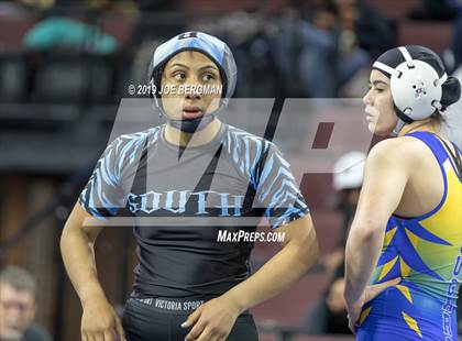 Thumbnail 2 in CIF State Girls Wrestling Championships (Championship Round 1) photogallery.