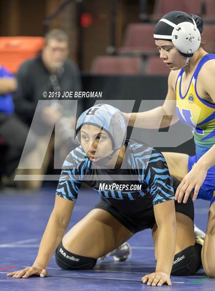 Thumbnail 1 in CIF State Girls Wrestling Championships (Championship Round 1) photogallery.