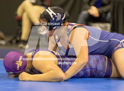 Thumbnail 1 in CIF State Girls Wrestling Championships (Championship Round 1) photogallery.