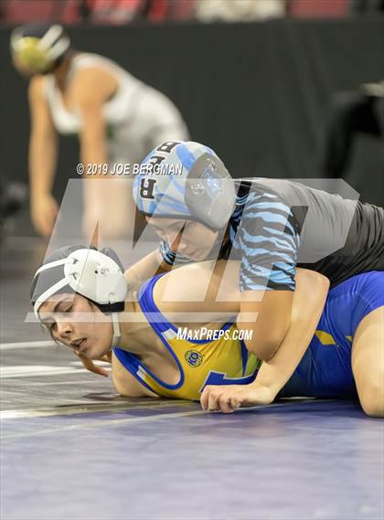 Thumbnail 3 in CIF State Girls Wrestling Championships (Championship Round 1) photogallery.