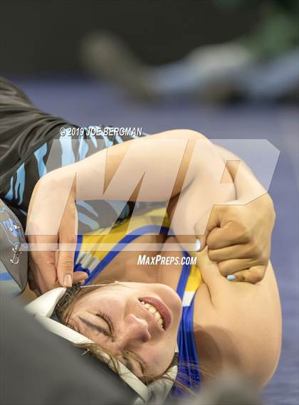 Thumbnail 1 in CIF State Girls Wrestling Championships (Championship Round 1) photogallery.