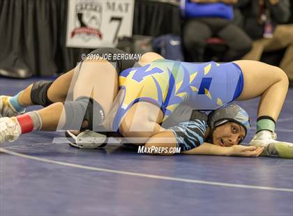 Thumbnail 1 in CIF State Girls Wrestling Championships (Championship Round 1) photogallery.