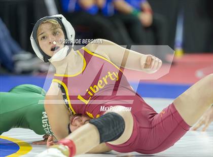 Thumbnail 1 in CIF State Girls Wrestling Championships (Championship Round 1) photogallery.