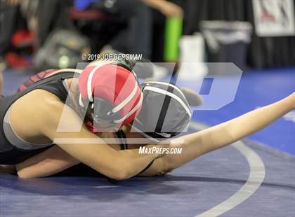 Thumbnail 1 in CIF State Girls Wrestling Championships (Championship Round 1) photogallery.
