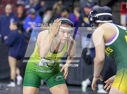 Thumbnail 1 in CIF State Girls Wrestling Championships (Championship Round 1) photogallery.