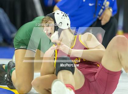 Thumbnail 1 in CIF State Girls Wrestling Championships (Championship Round 1) photogallery.