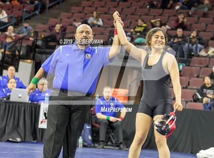 Thumbnail 3 in CIF State Girls Wrestling Championships (Championship Round 1) photogallery.