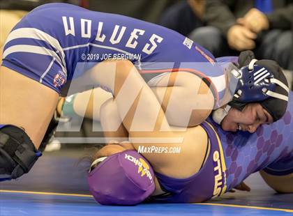 Thumbnail 3 in CIF State Girls Wrestling Championships (Championship Round 1) photogallery.