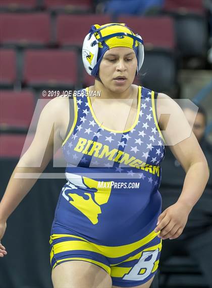 Thumbnail 1 in CIF State Girls Wrestling Championships (Championship Round 1) photogallery.