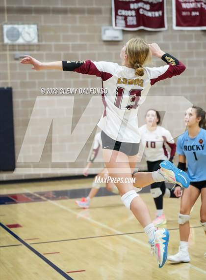 Thumbnail 2 in Rocky Mountain vs Arapahoe (Dakota Ridge Varsity Tournament) photogallery.