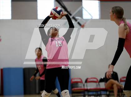 Thumbnail 2 in Blue Ridge vs Mogollon (The Florence VB Invitational) photogallery.