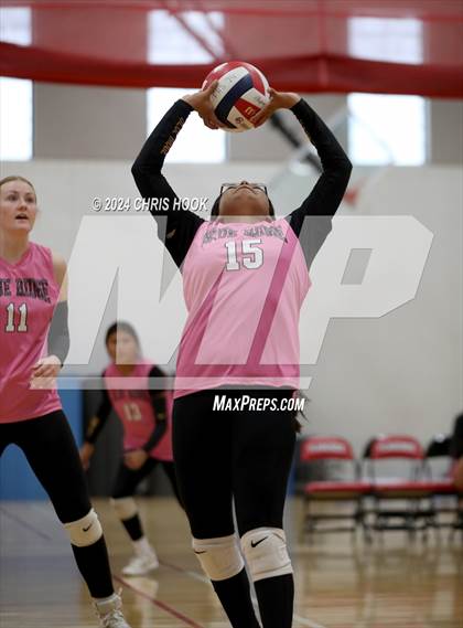 Thumbnail 3 in Blue Ridge vs Mogollon (The Florence VB Invitational) photogallery.