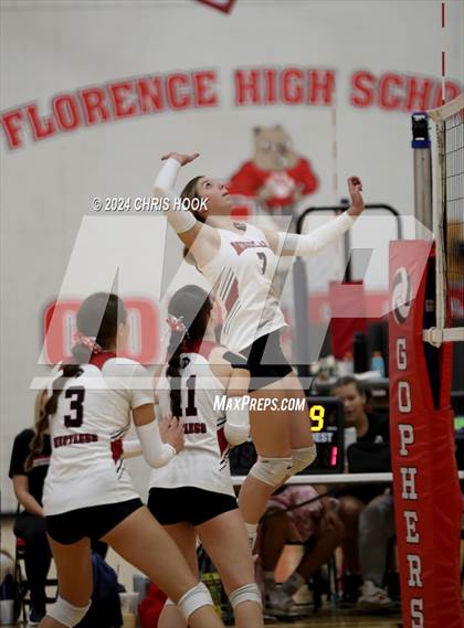 Thumbnail 3 in Blue Ridge vs Mogollon (The Florence VB Invitational) photogallery.