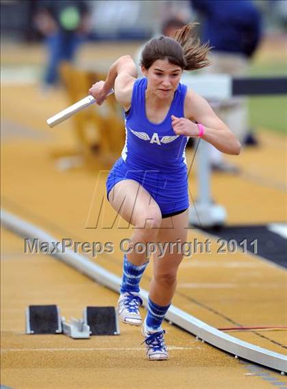 Thumbnail 3 in CIF NCS Masters Track & Field Championships (Girls Relays) photogallery.