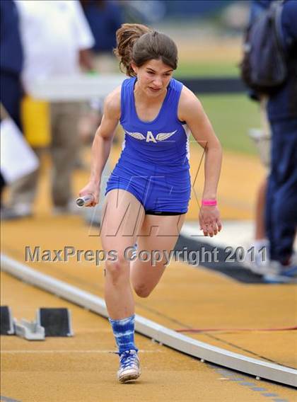Thumbnail 2 in CIF NCS Masters Track & Field Championships (Girls Relays) photogallery.