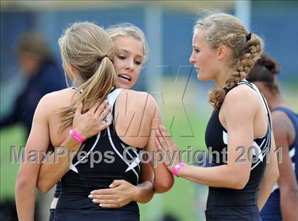 Thumbnail 1 in CIF NCS Masters Track & Field Championships (Girls Relays) photogallery.
