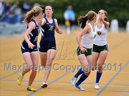 Thumbnail 2 in CIF NCS Masters Track & Field Championships (Girls Relays) photogallery.