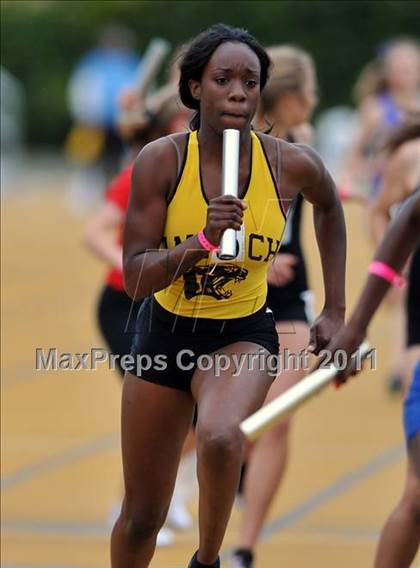 Thumbnail 3 in CIF NCS Masters Track & Field Championships (Girls Relays) photogallery.