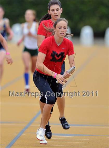 Thumbnail 1 in CIF NCS Masters Track & Field Championships (Girls Relays) photogallery.