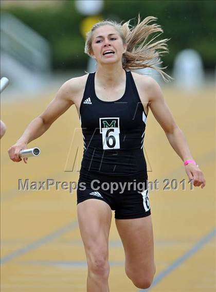 Thumbnail 3 in CIF NCS Masters Track & Field Championships (Girls Relays) photogallery.