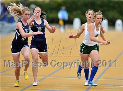Thumbnail 2 in CIF NCS Masters Track & Field Championships (Girls Relays) photogallery.