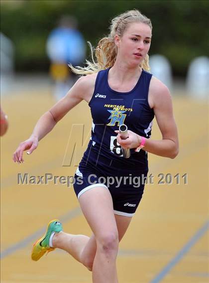 Thumbnail 1 in CIF NCS Masters Track & Field Championships (Girls Relays) photogallery.