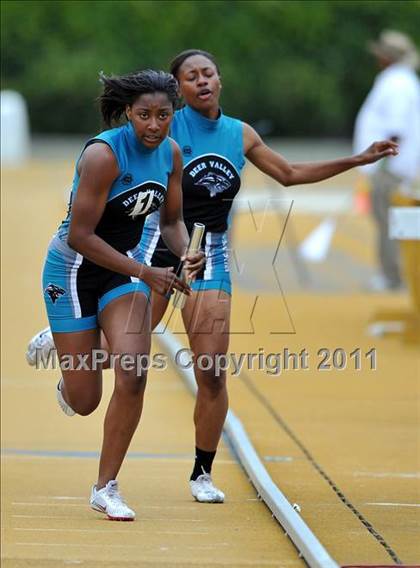 Thumbnail 3 in CIF NCS Masters Track & Field Championships (Girls Relays) photogallery.