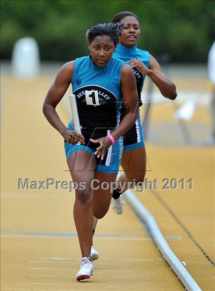 Thumbnail 1 in CIF NCS Masters Track & Field Championships (Girls Relays) photogallery.