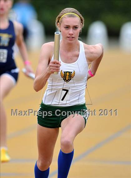 Thumbnail 1 in CIF NCS Masters Track & Field Championships (Girls Relays) photogallery.
