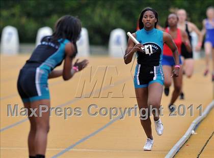 Thumbnail 2 in CIF NCS Masters Track & Field Championships (Girls Relays) photogallery.