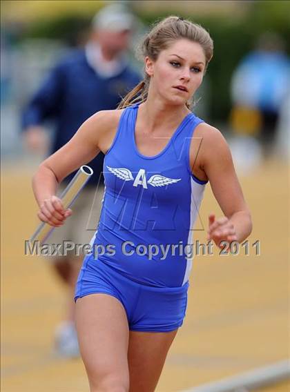 Thumbnail 1 in CIF NCS Masters Track & Field Championships (Girls Relays) photogallery.