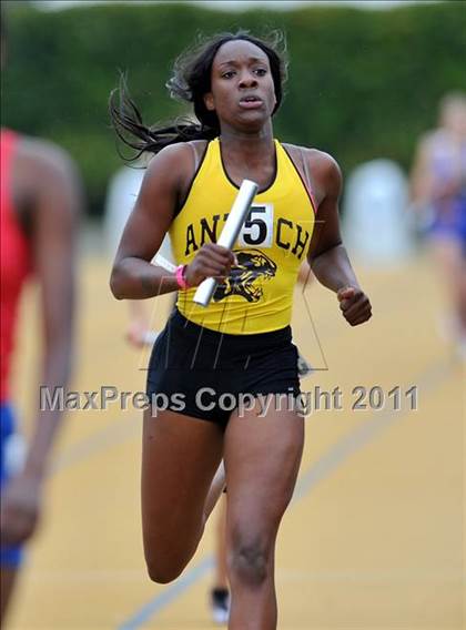Thumbnail 2 in CIF NCS Masters Track & Field Championships (Girls Relays) photogallery.