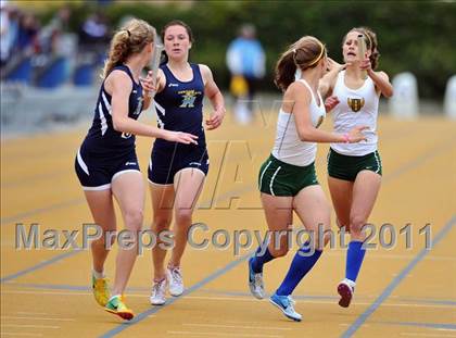 Thumbnail 1 in CIF NCS Masters Track & Field Championships (Girls Relays) photogallery.