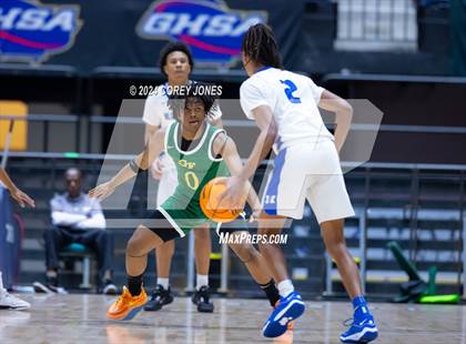 Thumbnail 1 in Greenforest vs Manchester (GHSA A Div.2 State Championship) photogallery.