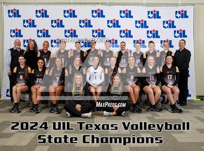 Thumbnail 2 in Goliad vs. Bushland (UIL 3A Volleyball Division I Final Medal Ceremony) photogallery.