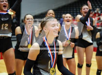 Thumbnail 2 in Goliad vs. Bushland (UIL 3A Volleyball Division I Final Medal Ceremony) photogallery.