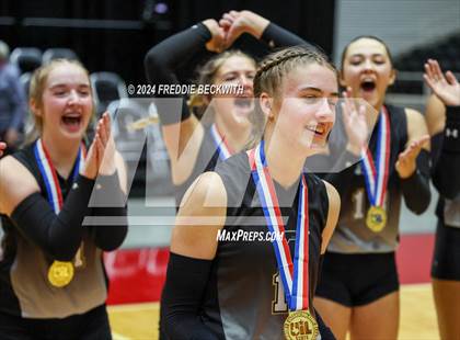 Thumbnail 1 in Goliad vs. Bushland (UIL 3A Volleyball Division I Final Medal Ceremony) photogallery.