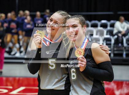 Thumbnail 3 in Goliad vs. Bushland (UIL 3A Volleyball Division I Final Medal Ceremony) photogallery.