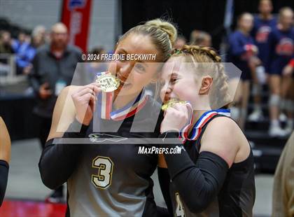 Thumbnail 2 in Goliad vs. Bushland (UIL 3A Volleyball Division I Final Medal Ceremony) photogallery.