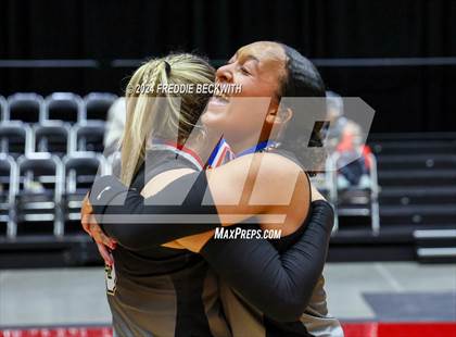 Thumbnail 2 in Goliad vs. Bushland (UIL 3A Volleyball Division I Final Medal Ceremony) photogallery.