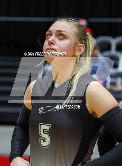 Thumbnail 3 in Goliad vs. Bushland (UIL 3A Volleyball Division I Final Medal Ceremony) photogallery.