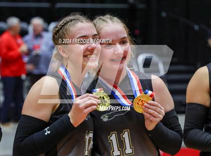 Thumbnail 2 in Goliad vs. Bushland (UIL 3A Volleyball Division I Final Medal Ceremony) photogallery.